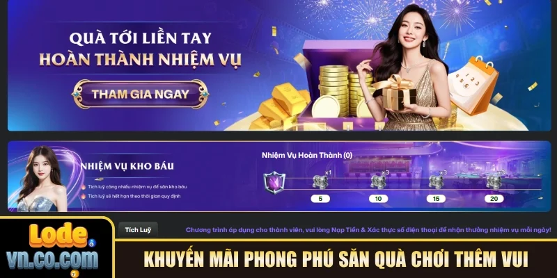 Khuyến mãi phong phú săn quà chơi thêm vui