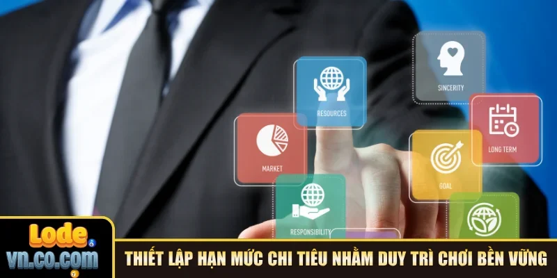 Thiết lập hạn mức chi tiêu nhằm duy trì chơi bền vững